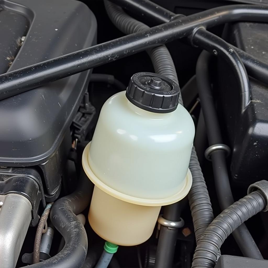 Checking Brake Fluid Level in a 2004 S430