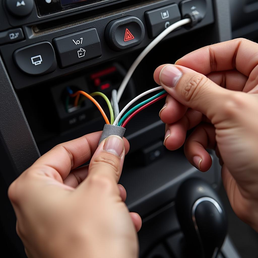 Securing Car Radio Wiring Harness Connections