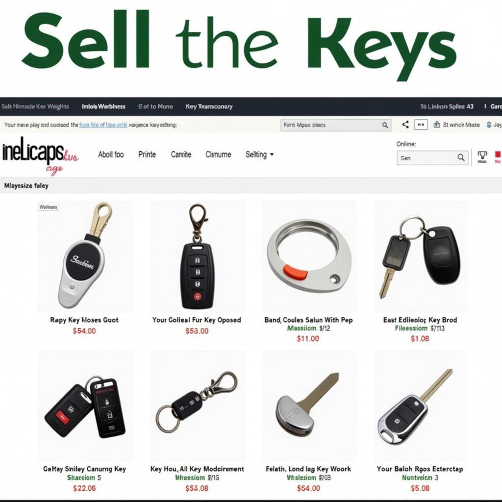 Selling Key Fobs Online