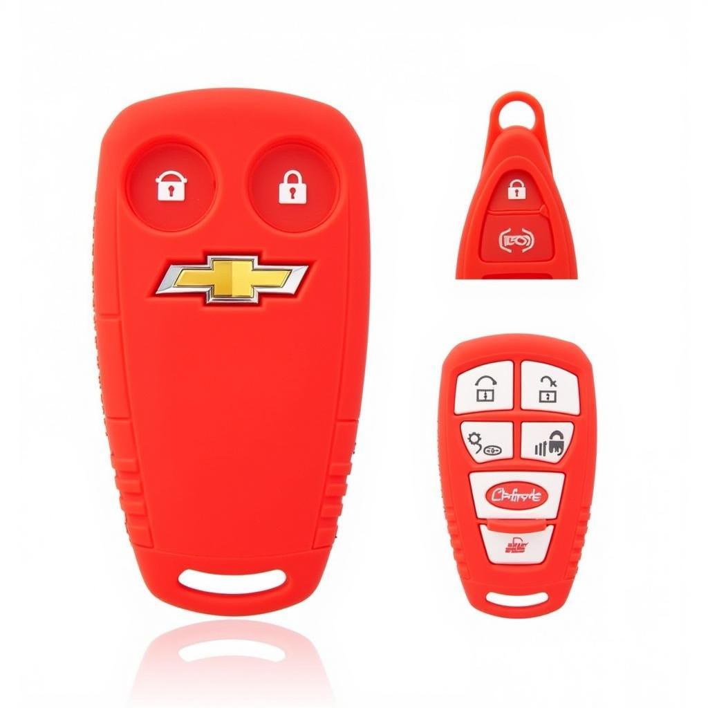 Silicone Key Fob Cover for Chevy Keyless Entry Remote