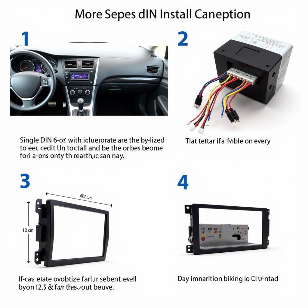 Installing a Single DIN DAB Car Radio with Bluetooth and Sat Nav