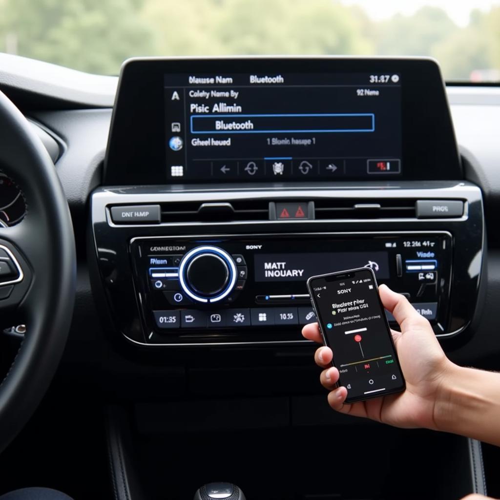 Connecting a Smartphone to a Sony Car Radio via Bluetooth