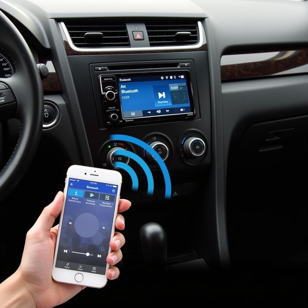 Connecting a Phone to a Sony Car Radio via Bluetooth