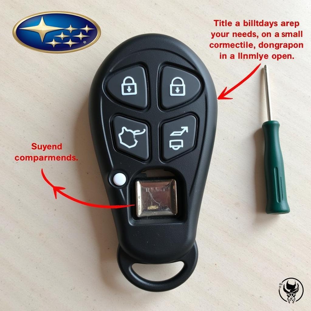 Subaru Key Fob Battery Replacement Guide