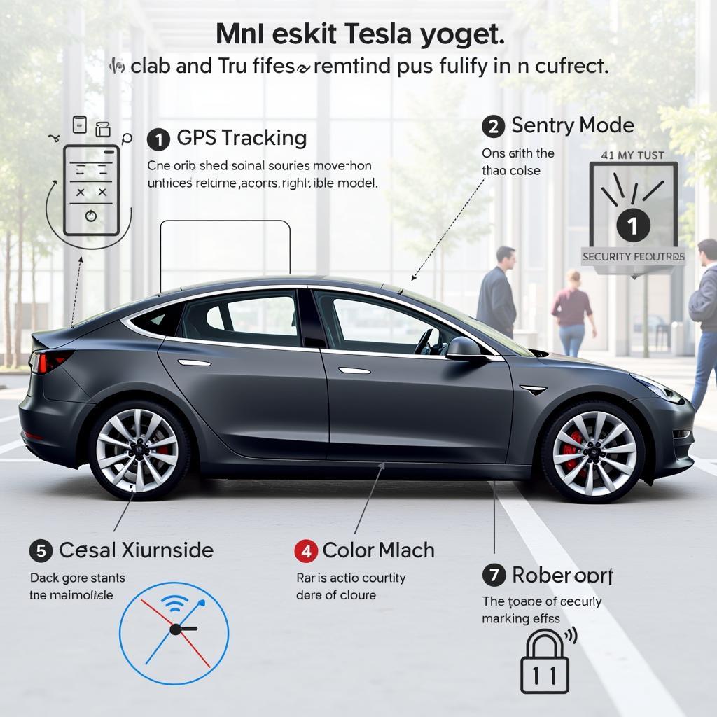 Tesla Model 3 Anti-theft System in Action