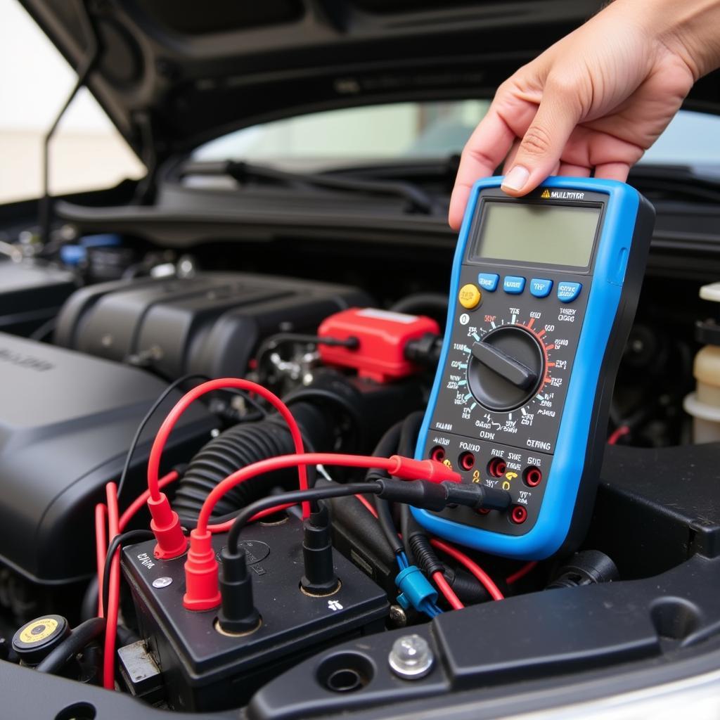 Testing Car Battery Amp Draw with Multimeter