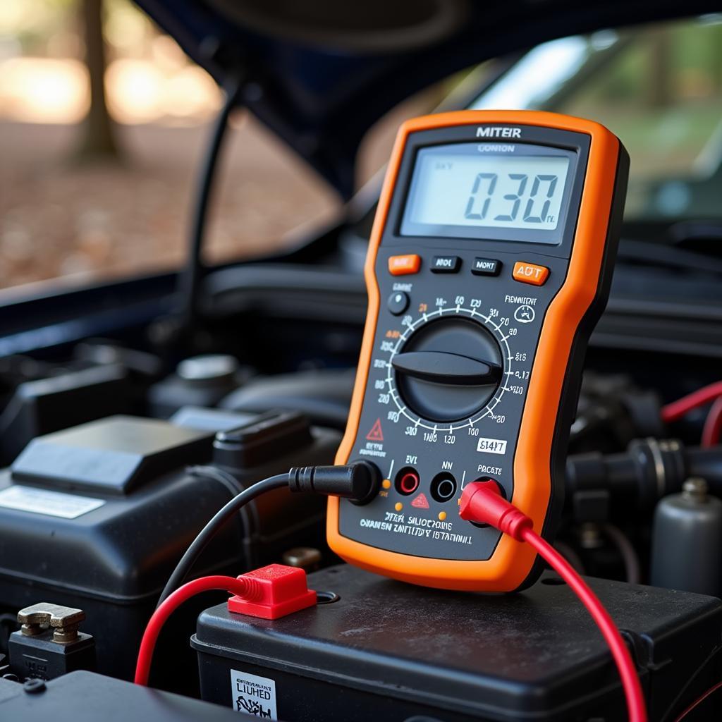 Testing Car Battery Draw with a Multimeter