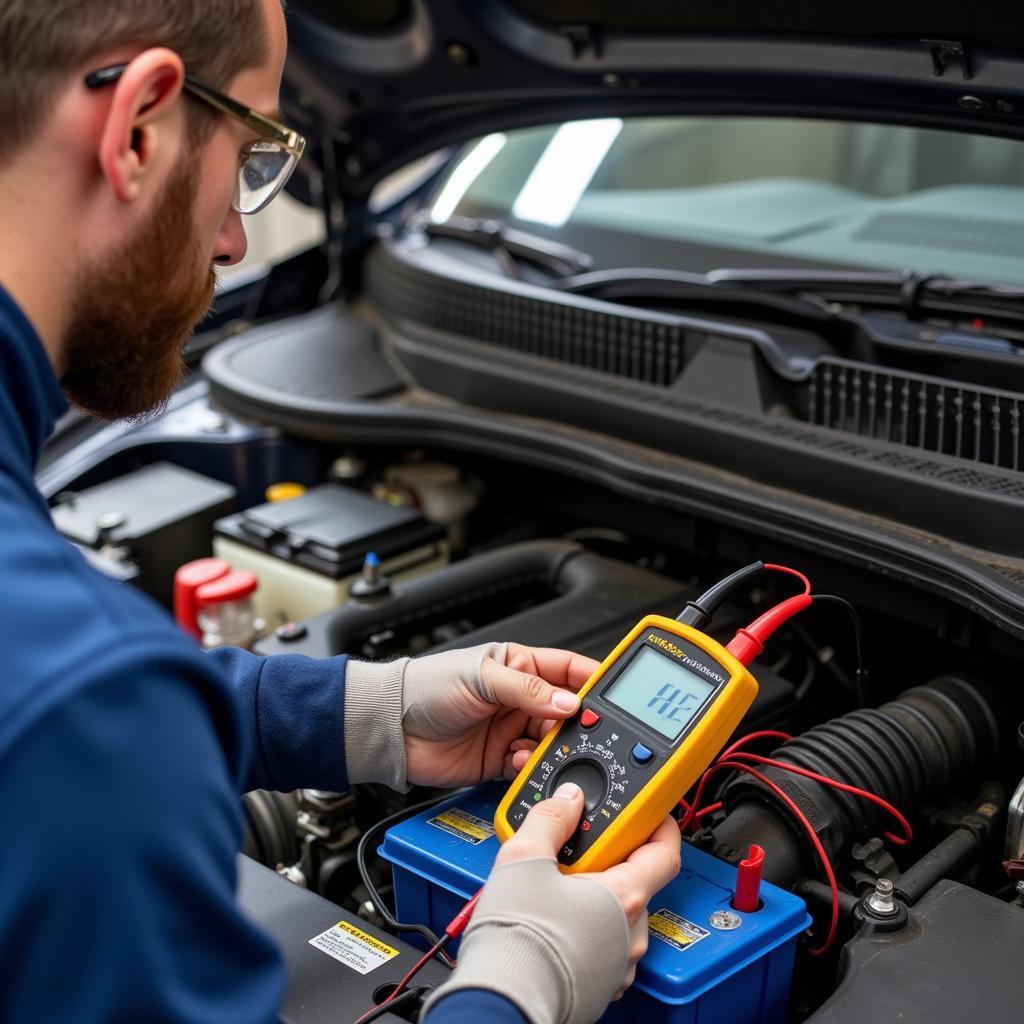 Testing Car Battery With Multimeter