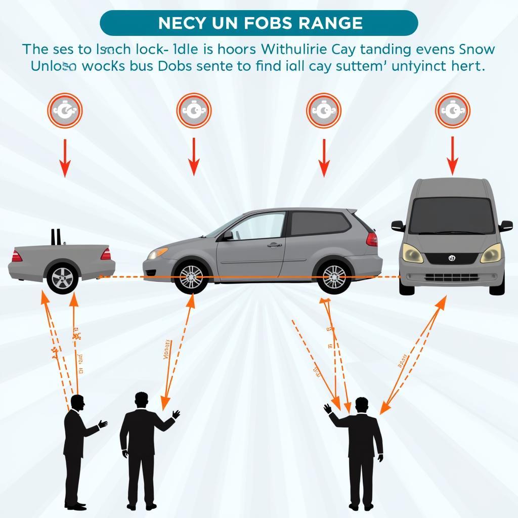 Testing the range of a car key fob