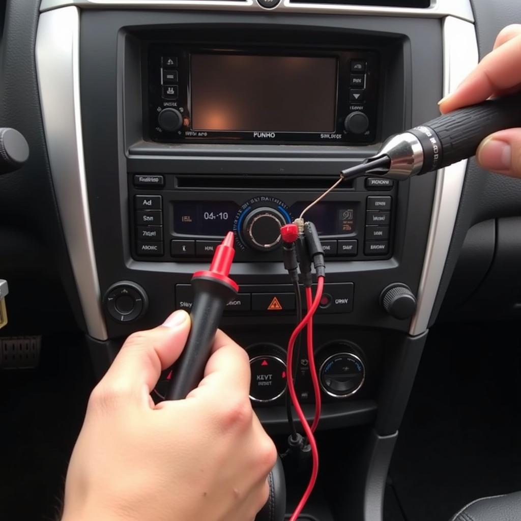 Testing Car Radio Power Wires