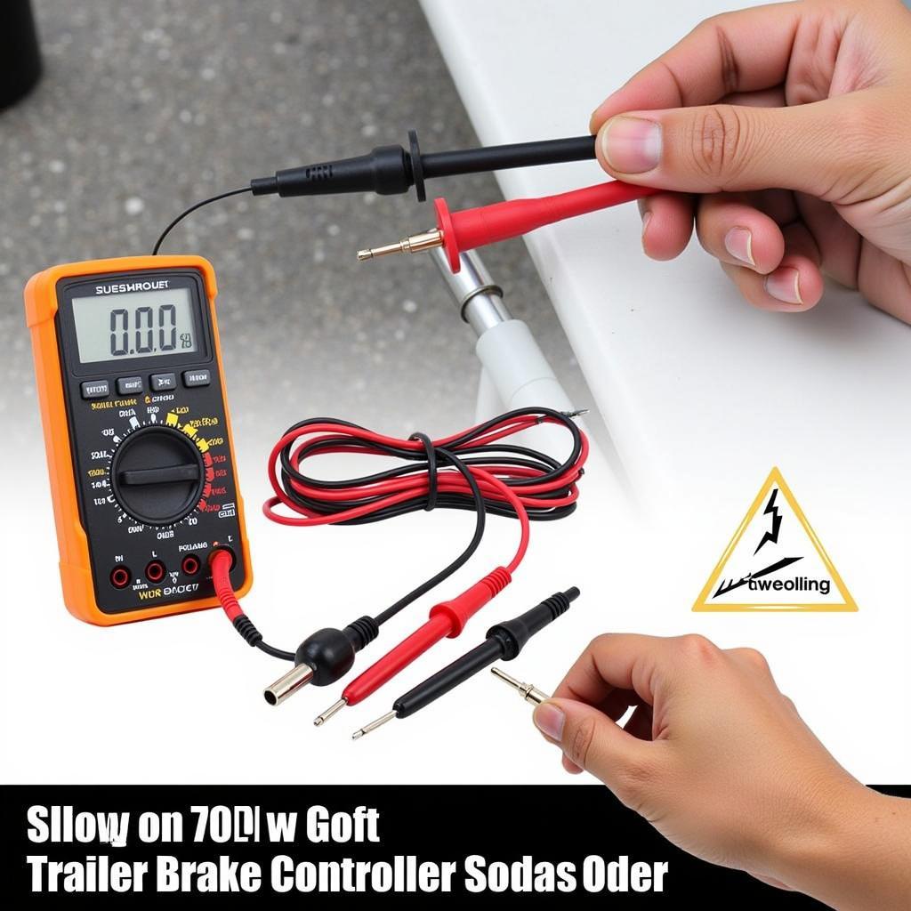 Using a Multimeter to Test the Trailer Brake Controller Output