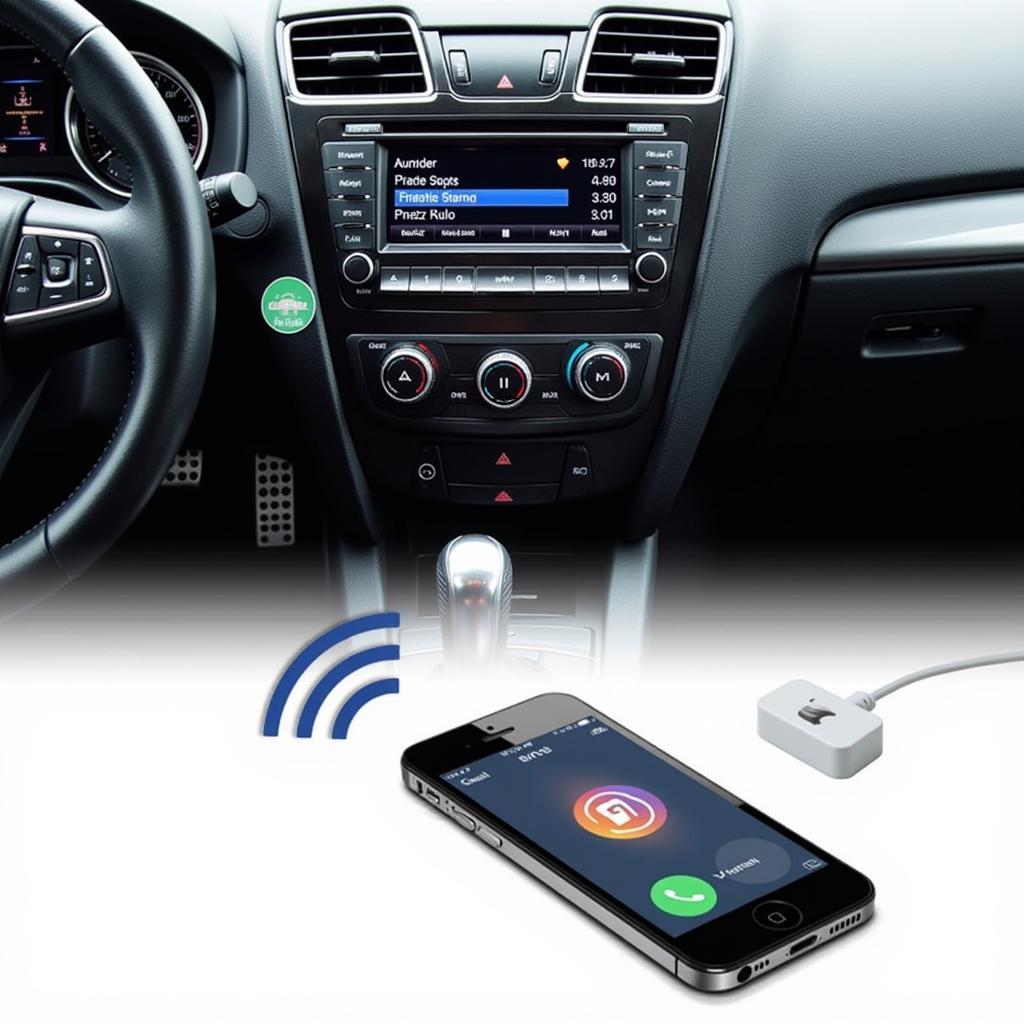 Tevion Car Radio Bluetooth Connected