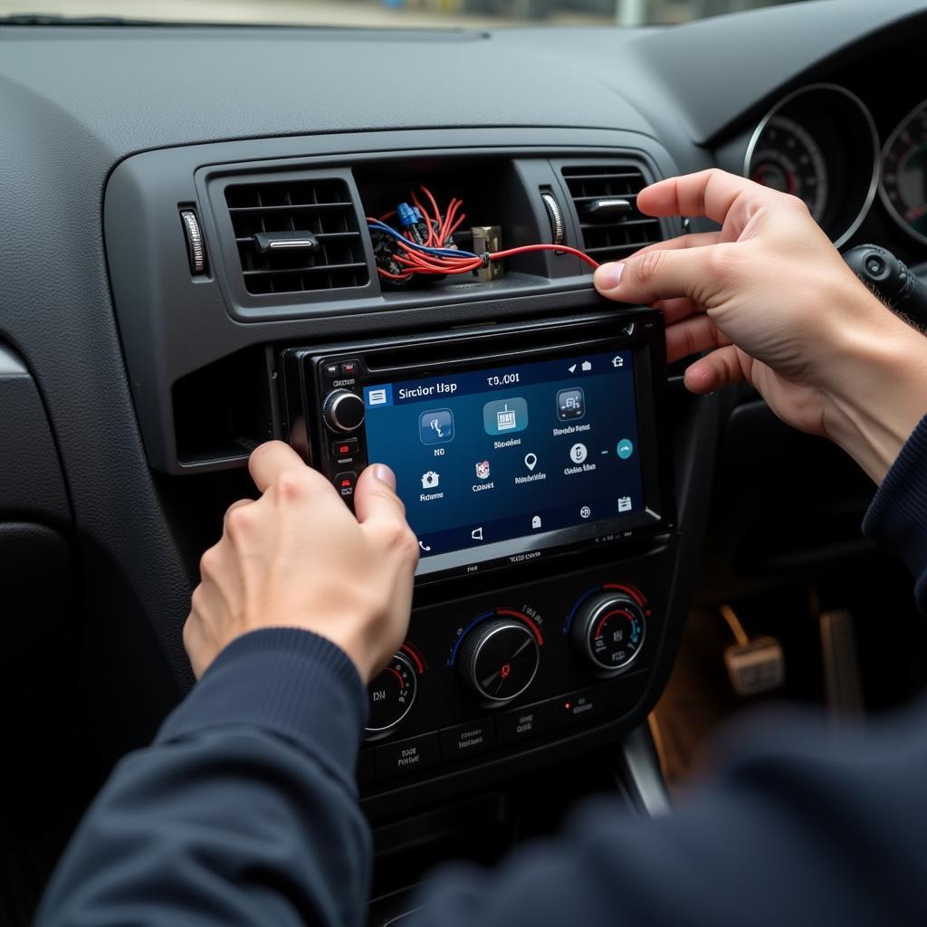 Installing a Touch Screen Car Radio