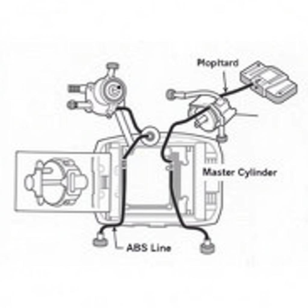 Toyota 5th Generation Brake System Diagram