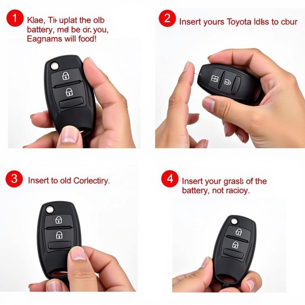 Installing a Toyota Key Fob Battery