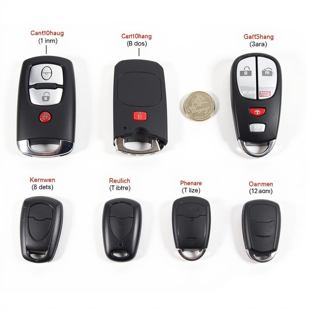 Different Toyota Key Fob Battery Types