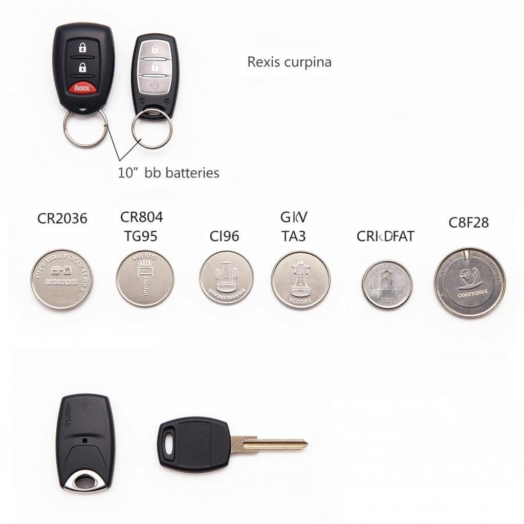 Different Key Fob Battery Types