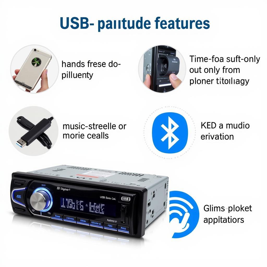 Key Features of a USB Car Radio Bluetooth