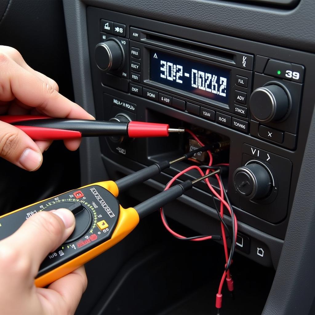 Using Multimeter on Car Radio Wiring