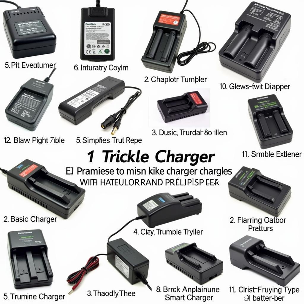 Different types of trickle chargers for various battery needs