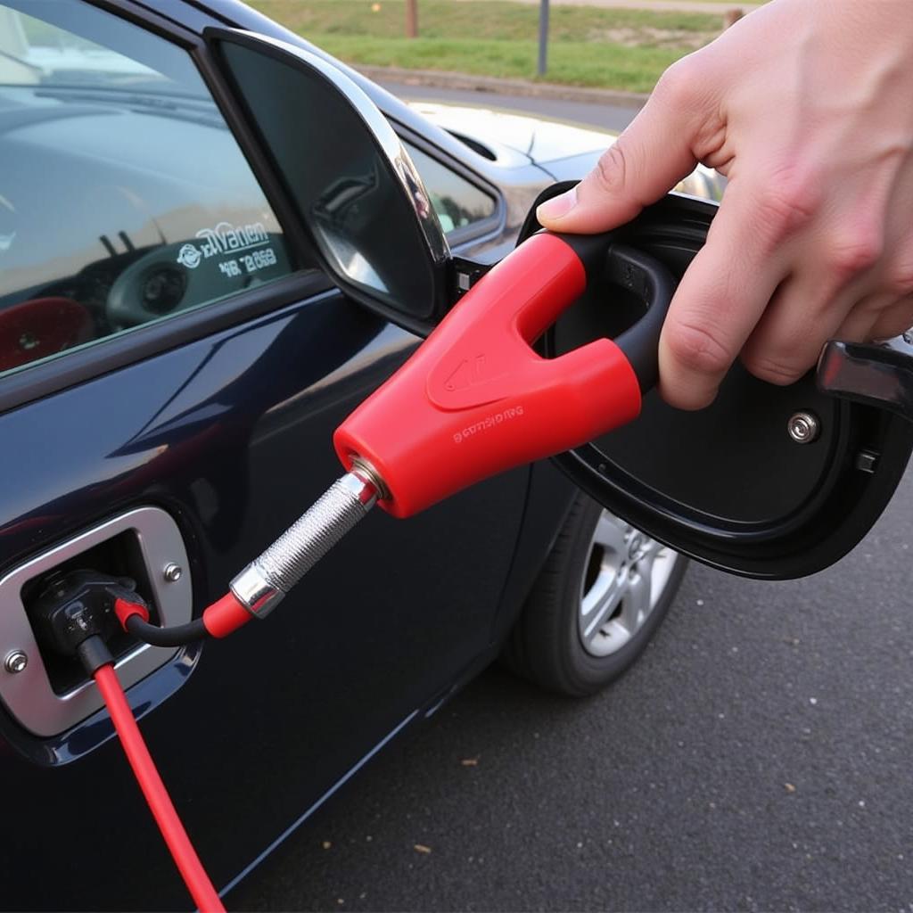 Jump Starting a Vauxhall Corsa with a Dead Battery