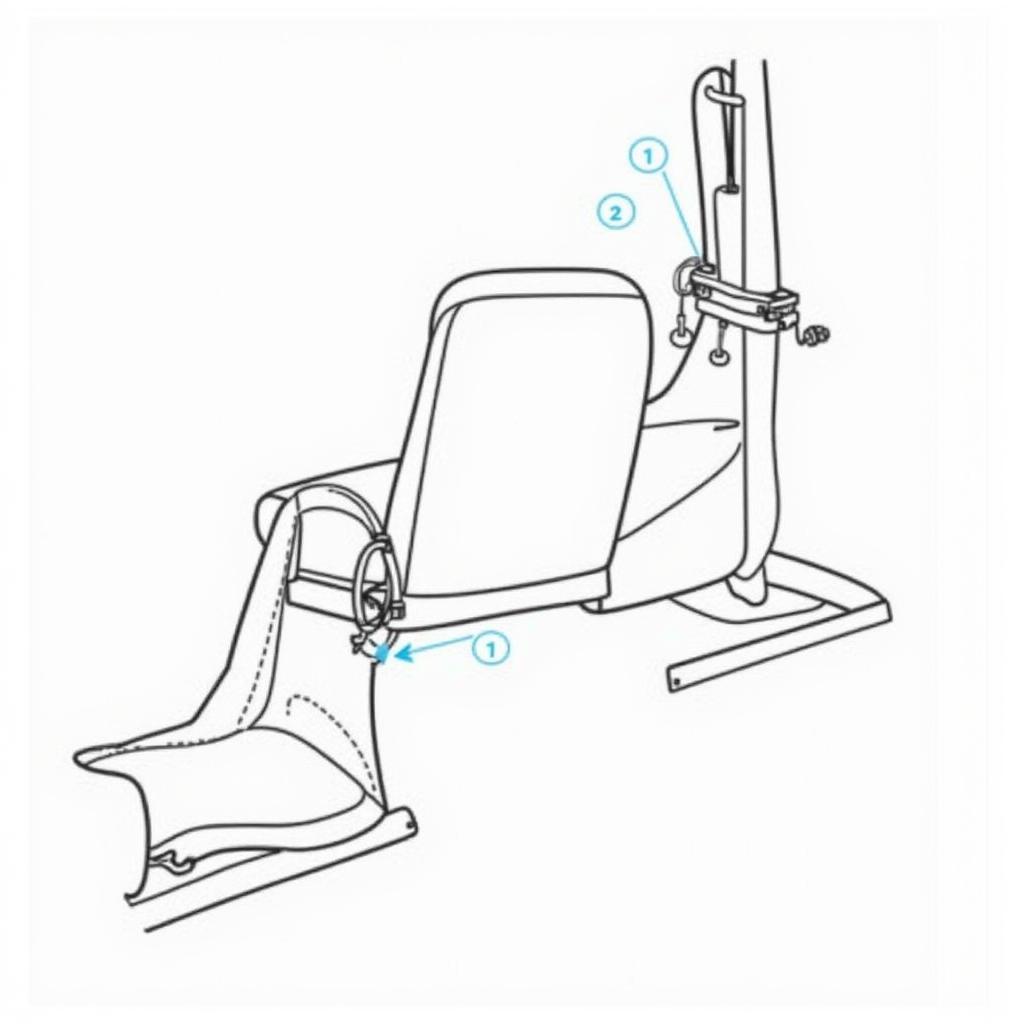 VW Passat B6 Seat Belt Wiring Diagram