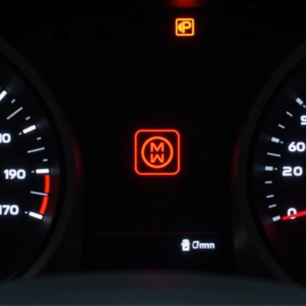 Volkswagen Touareg Brake Pad Warning Light on Dashboard