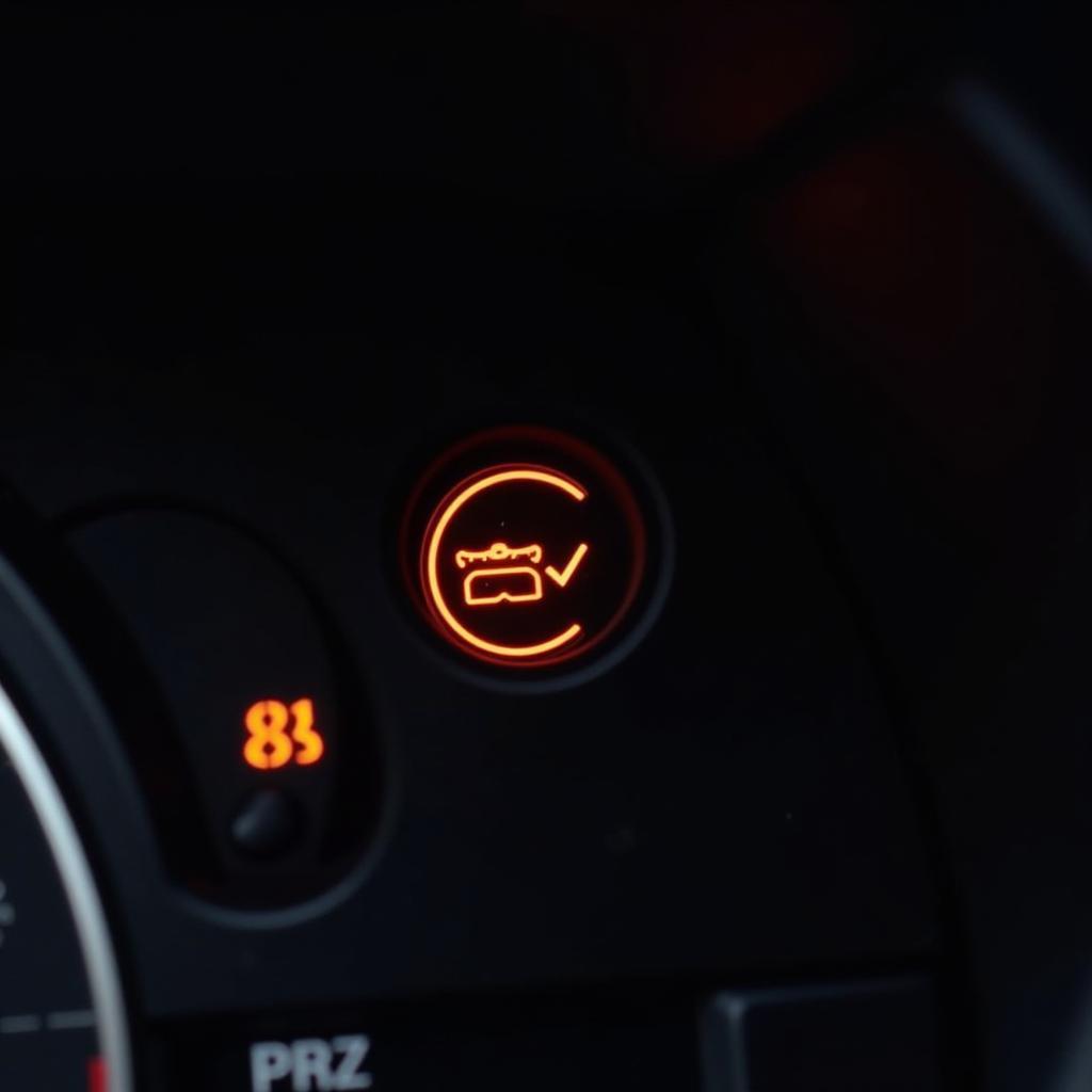 VW Touareg Brake Pad Warning Light Illuminated on Dashboard