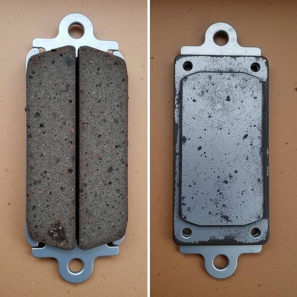 Worn Out BMW Brake Pads