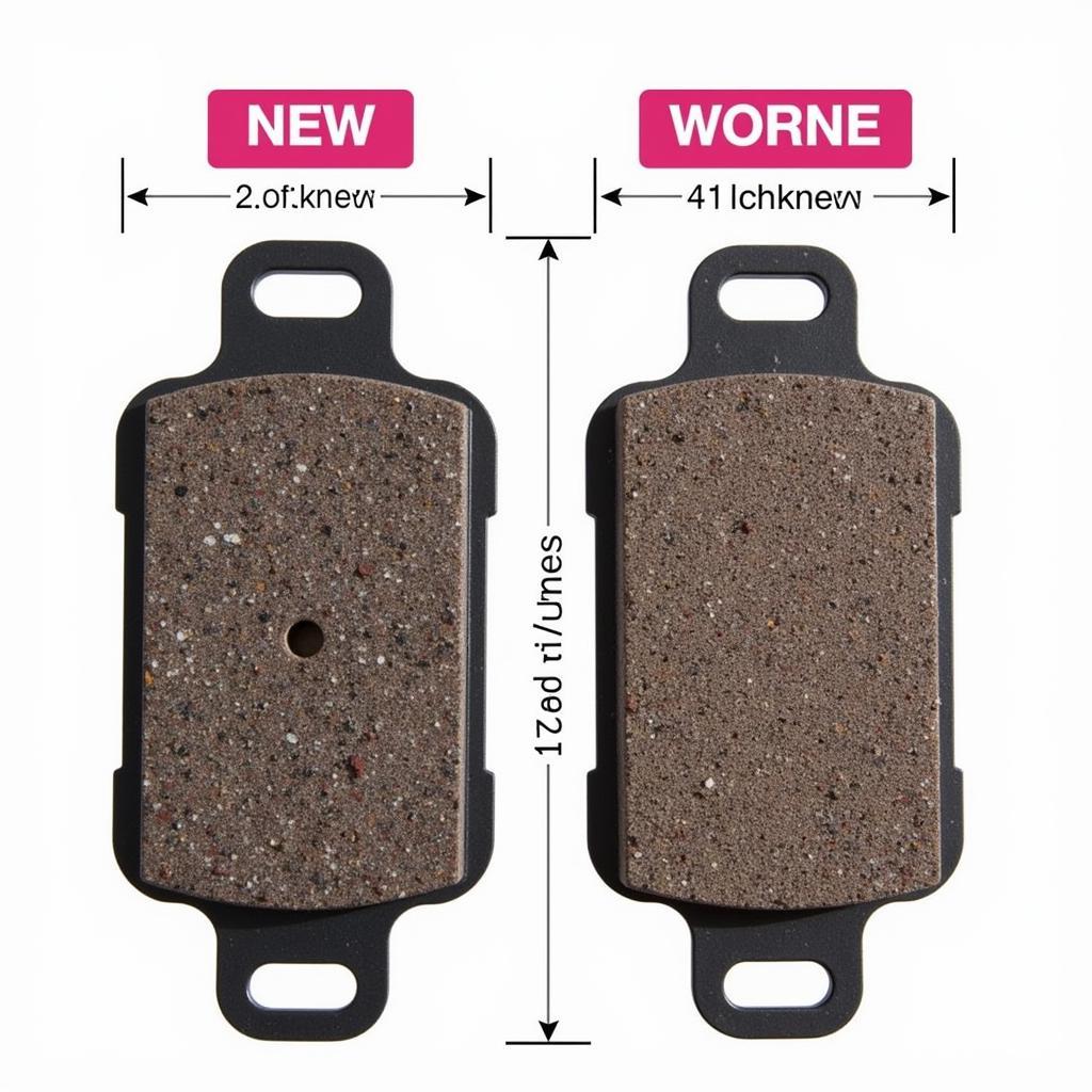 Worn Brake Pads Comparison