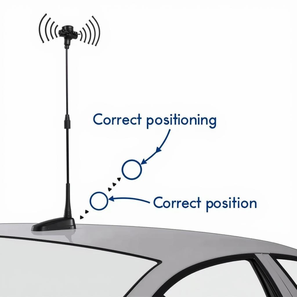 XM Radio Antenna Installation on Car Roof