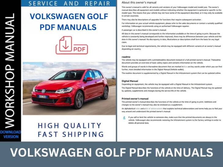 Volkswagen Golf PDF Manuals