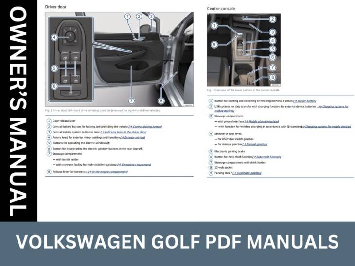 Volkswagen Golf PDF Manuals