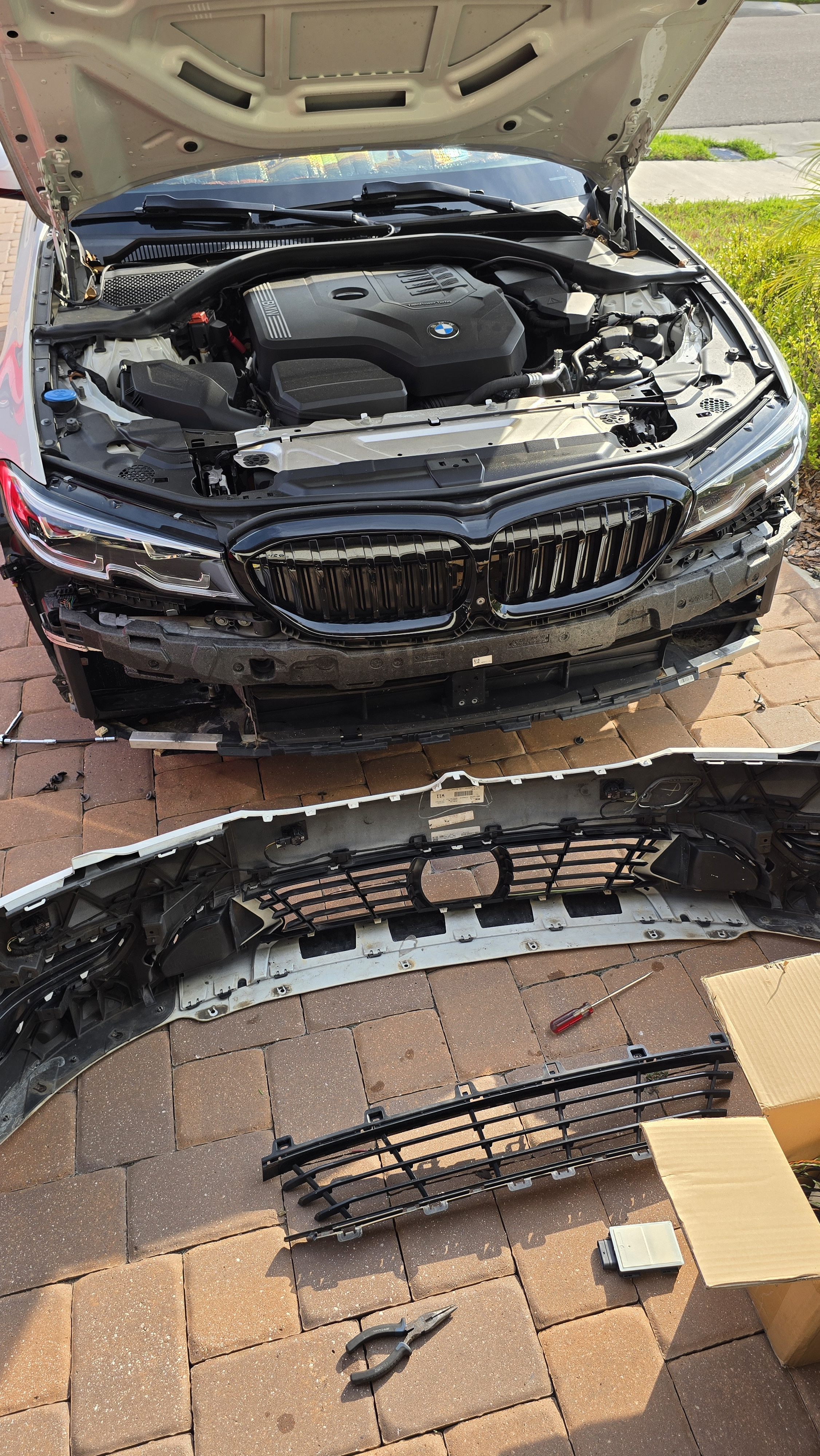 BMW G Series Front Bumper Reinstallation