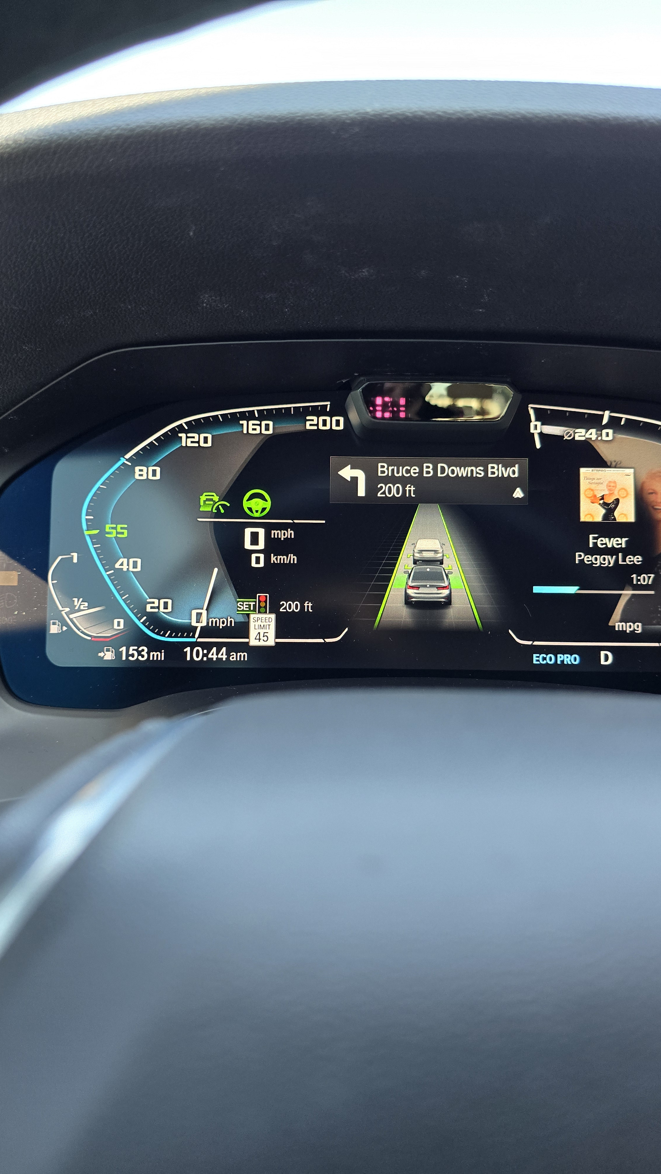 BMW G Series Driving Assistant Professional Features Display