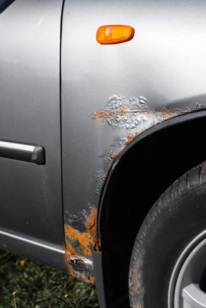 DIY car rust repair process