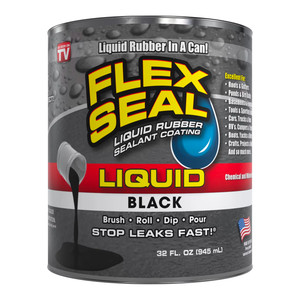 Flex Seal liquid product used for car mat repair