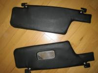 After repair photo of car sun visors showing improved condition