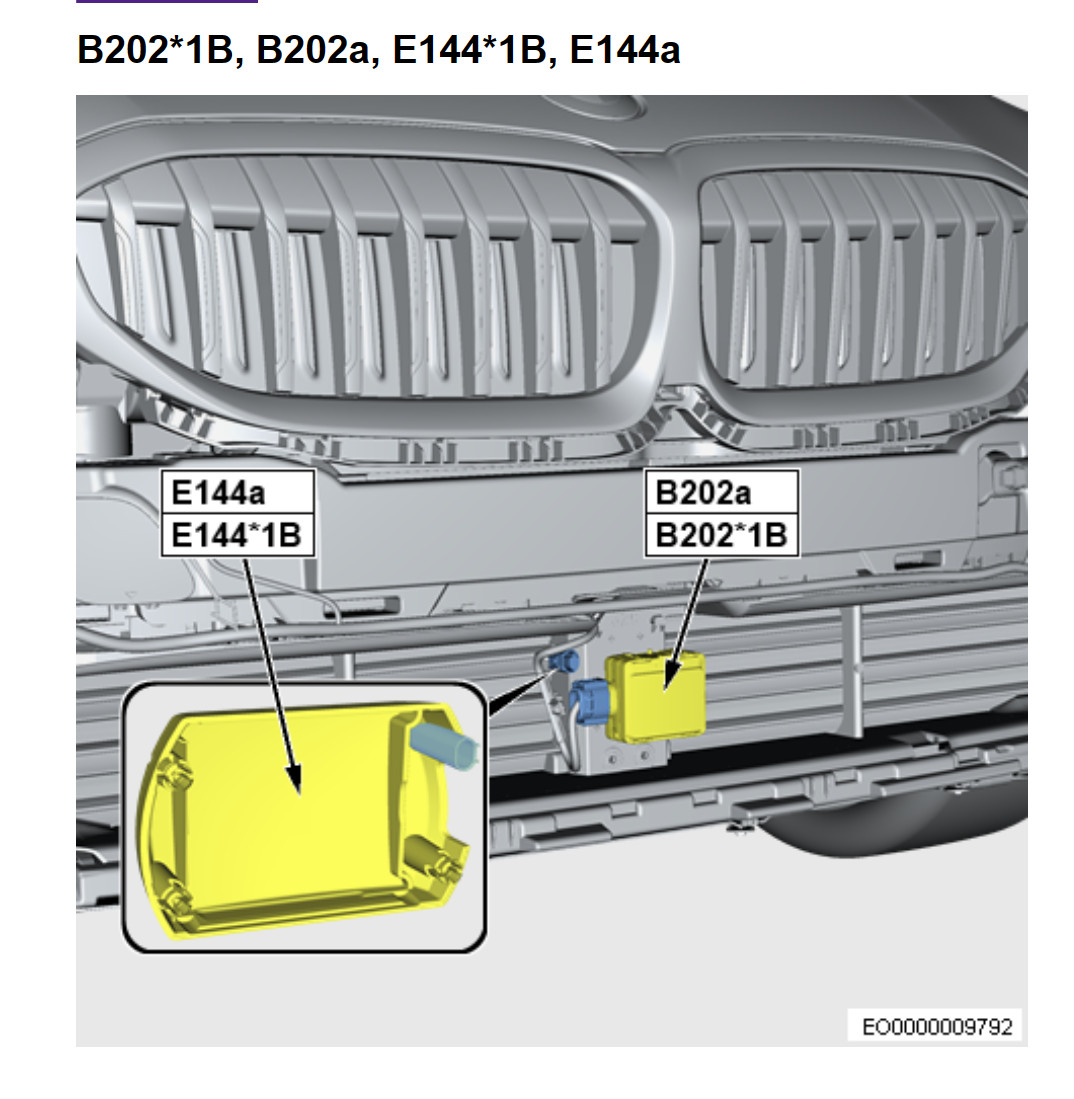 BMW G Series ACC Radar Pinout Diagram