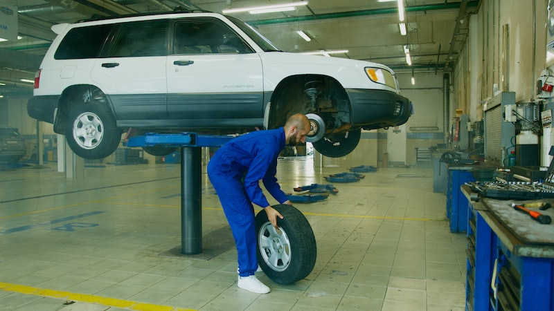 tire repair in text 2