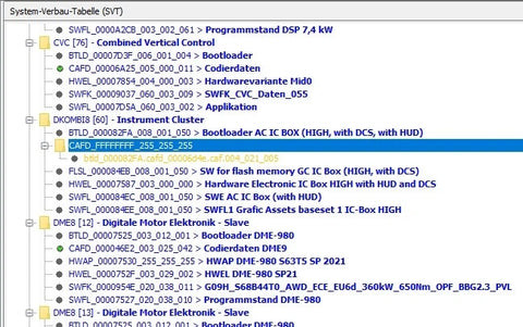 Verify the NCD file loading process is successful with a display similar to this