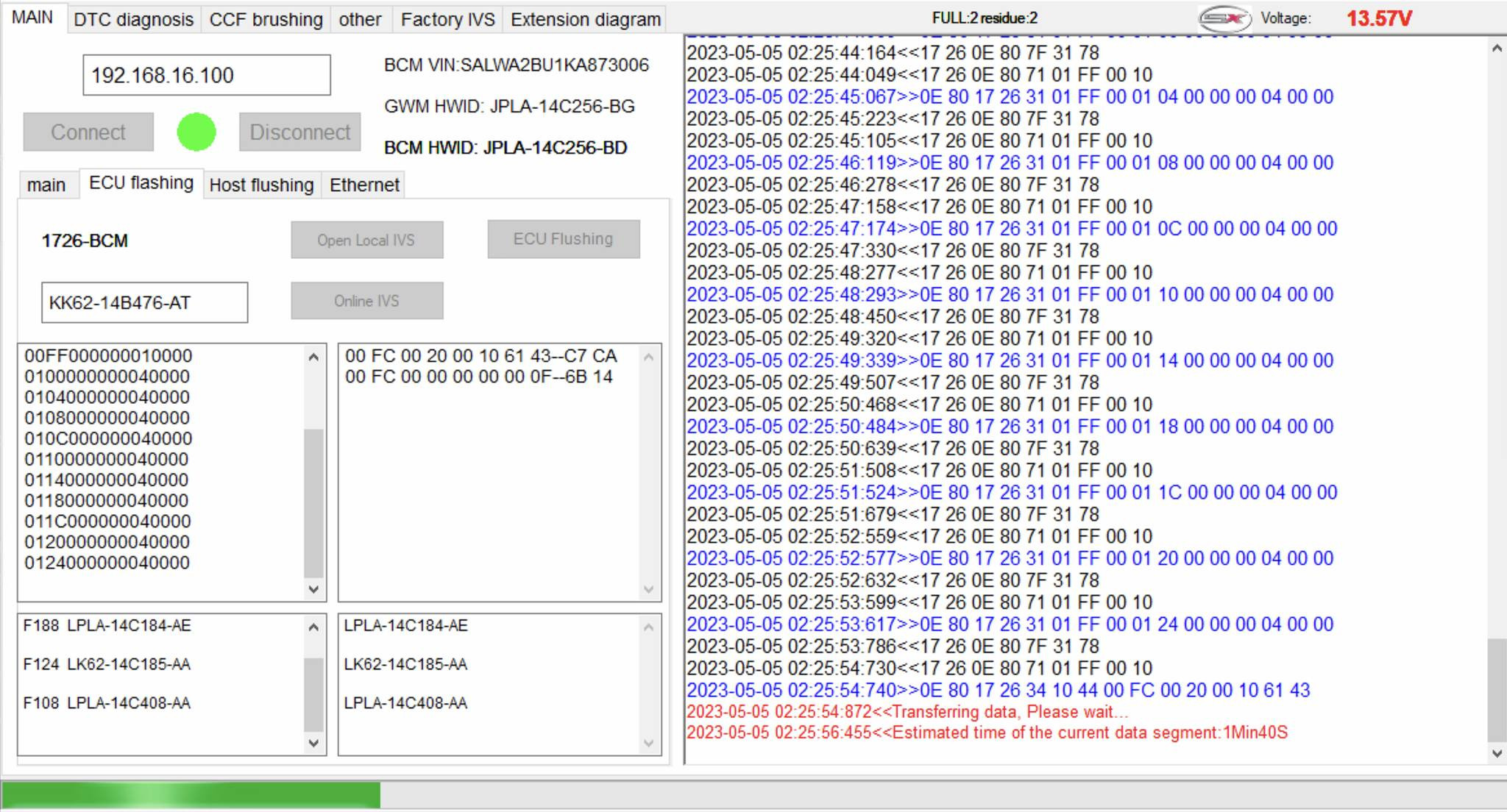 Image of compatible Vehicle Communication Interfaces (VCIs) including ENET and DOIP adapters