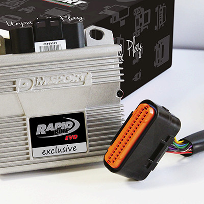 Dimsport Rapid Bike EVO fuel injection module close-up view